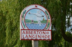 Abberton village sign Wallpaper