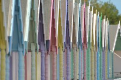 West Mersea beach huts Wallpaper