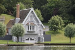 Boat House at Remenham Wallpaper