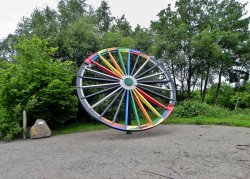 Pit Head Winding Wheel Wallpaper