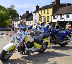 Motorbikes at Ironbridge