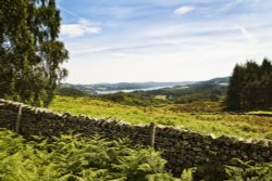 Windernere from Loughrigg Fell Wallpaper