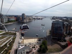 View from Emirates Airline, Greenwich Penisula, London
