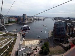 View from Emirates Airline, Greenwich Penisula, London Wallpaper