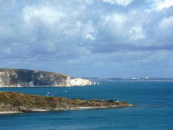 View from Durlaston Castle, Swanage Wallpaper