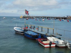 Boats at Swanage Wallpaper