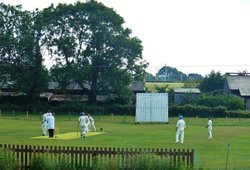 Sunday afternoon cricket, Long Lawford Wallpaper