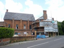 The Hautboy Inn. Wallpaper