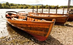 Keswick rowing boats 2 Wallpaper