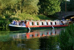 Canal Boat Victoria at Hoe Mill Lock Wallpaper