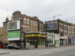 Cafe & Shops Wallpaper