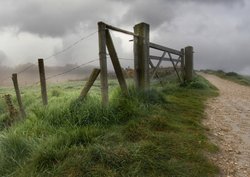 Early morning cloud at Keyhaven Wallpaper
