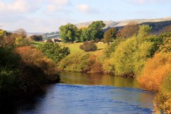 River Ure near Hawes Wallpaper