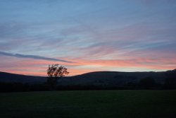 Twilight on the Peak District Wallpaper