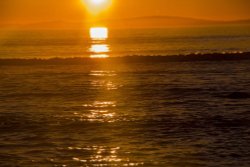 Sunset at Llandanwg beach. Wallpaper