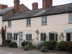 Cottages, Thurlaston Wallpaper