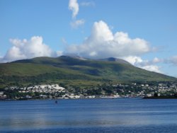 Fort William and Cow Hill from Corpach Wallpaper