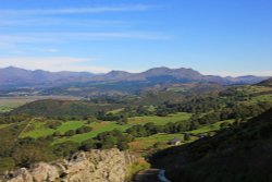 Snowdonia Mountains from Mountain Road near Harlech Wallpaper