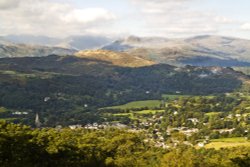 Ambleside, Loughrigg and the Pikes Wallpaper
