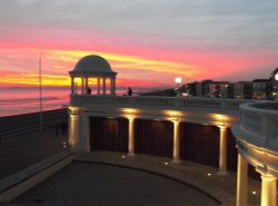 A wonderful Sunset at Bexhill-on-Sea in East Sussex. Wallpaper