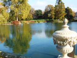 Palm House Pond, Kew Gardne Wallpaper