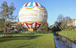 An air Balloon in the Gardens at Bournemouth