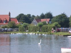 Thorpeness Mere July 2013. Wallpaper