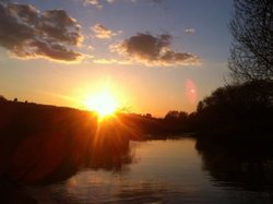 The Lugg Meadows, Hereford Wallpaper
