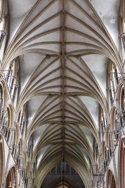 Lincoln Cathedral, the nave's vault