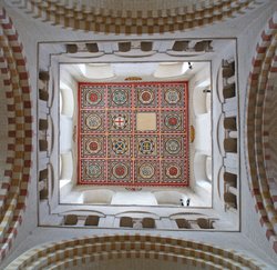 St Albans Abbey Rose Ceiling Wallpaper