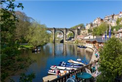The Bridge at Knaresborough Wallpaper