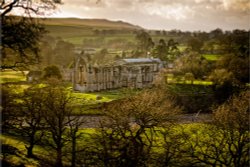Bolton Abbey near Skipton, Yorkshire Wallpaper