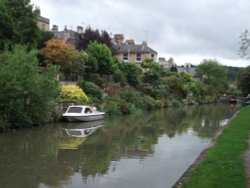 Canal in Bath, Somerset Wallpaper