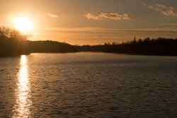 Sunset at Clumber Park Wallpaper