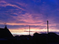 2010 Sun Set Brinsley Nottingham Wallpaper