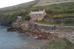 A Port Quin cottage Wallpaper