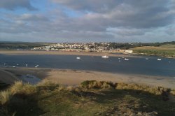 Padstow view from Rock. Wallpaper
