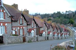 Terrace houses in Beer Wallpaper