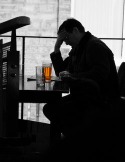 A quiet pint in Huddersfield.