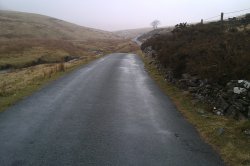 Long winding Brecon road. Wallpaper