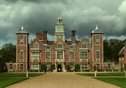 Blickling Hall, Norfolk,  in stormy weather Wallpaper