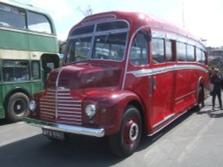 Leyland Comet 29 seat coach at Brooklands Wallpaper