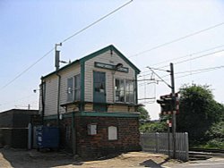 Hademore Level Crossing, Signal Box Wallpaper