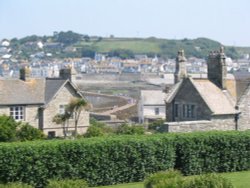 Harbour and Bay View from St. Michael's Mount June 2003 Wallpaper