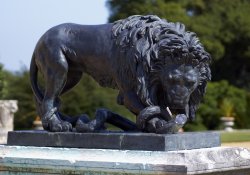 Lion and Serpent Statue, Kingston Lacy Gardens