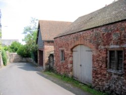 Dunster - Side Street - June 2003 Wallpaper