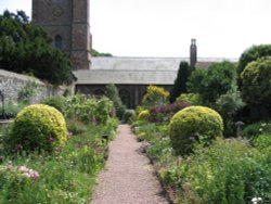 Dunster - St. George's Church Garden (2) - June 2003 Wallpaper