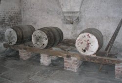 Lulworth Castle - Old Wine Barrels - June 2003 Wallpaper