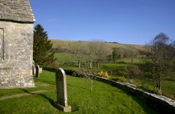 St Peters Church  Dorset Village Wallpaper