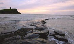 Sunset on Dorset Coast Wallpaper